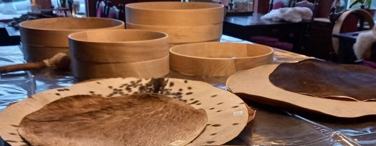 drum frames en huiden